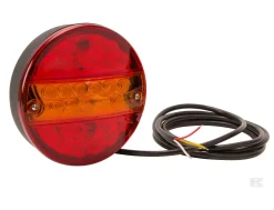 Baglygte Rund 5 Pins LED 12V - Danatek