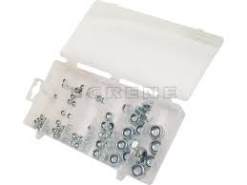 Sortiment Låsemøtrikker Med 75 Stk. - Danatek