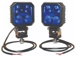 LED Blå Sprøjtelygtesæt 1000 Lumen 9W Med Ledning - Danatek