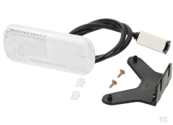 LED Frontpositionslygte 12/24V Jaeger Stik Med Beslag - Danatek