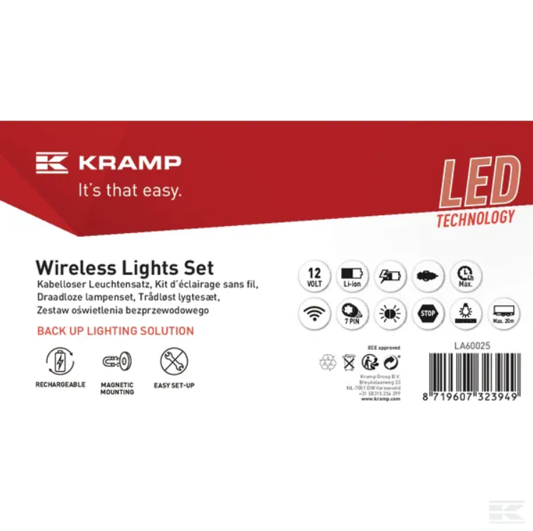 Trådløst Lygtesæt 12 V - Danatek - Billede 2