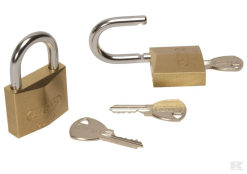 Hængelås Abus 65/40 2 Stk. Pk Med 3 Stk. Nøgler - Danatek