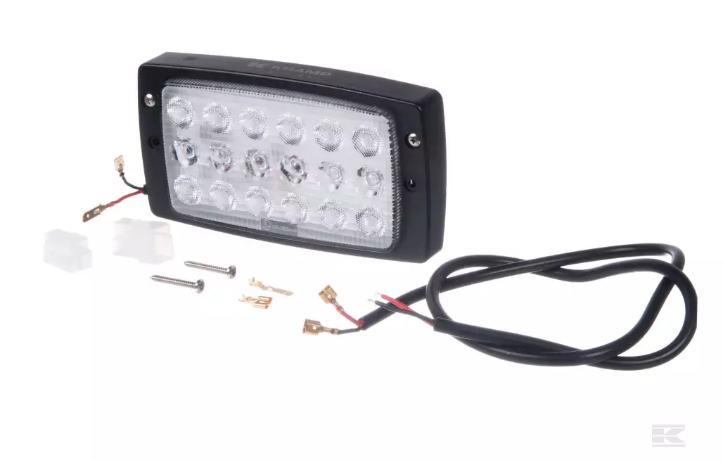 Arbejdslygte LED, 27 W, 3375 Lm, Firkantet - Danatek