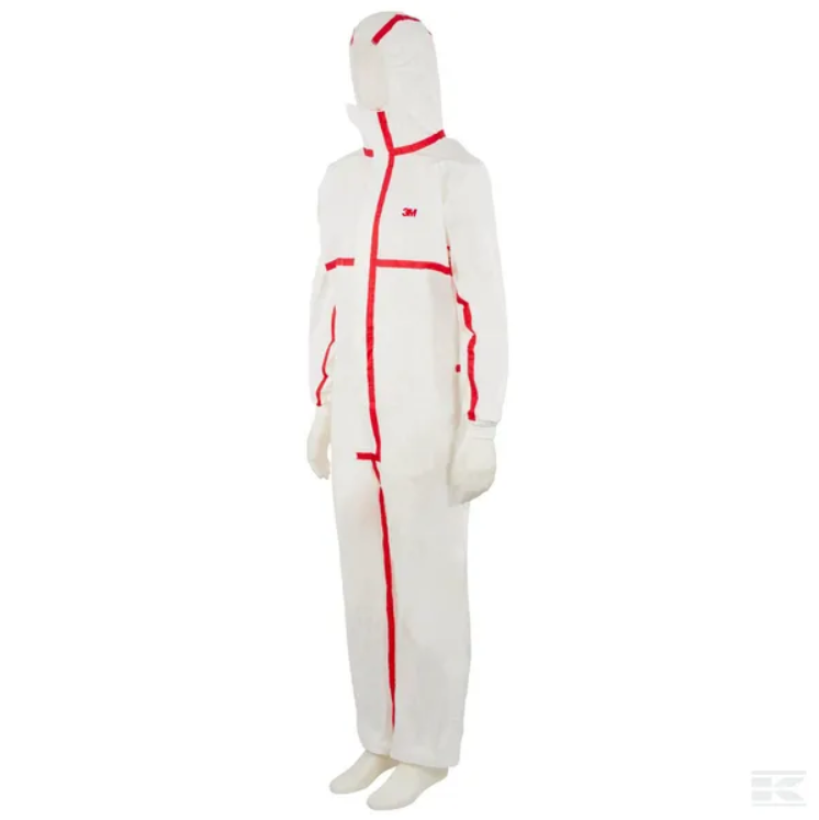 3M™ Beskyttelsesdragt 4565hvid/rød - Danatek