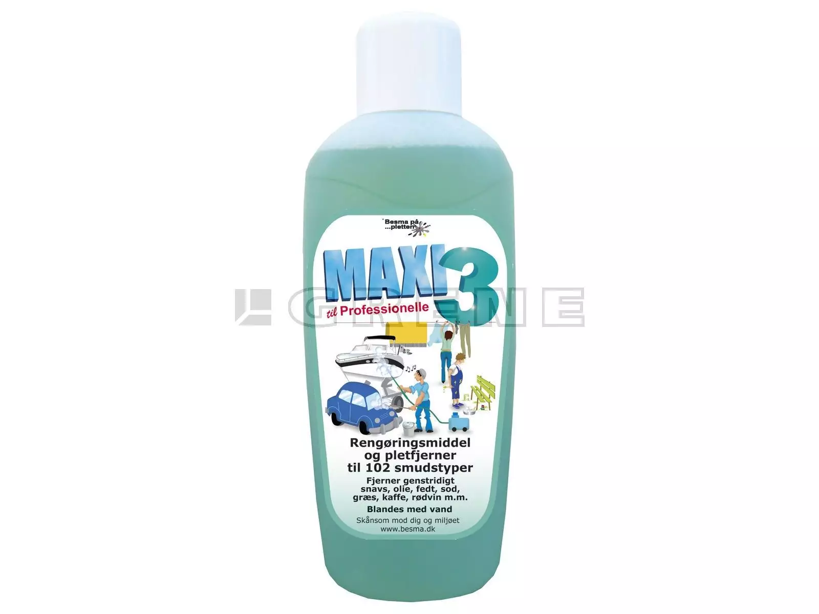 Rengøringsmiddel Maxi 3 1ltr Rengøringsmiddel Pletfjerner - Danatek