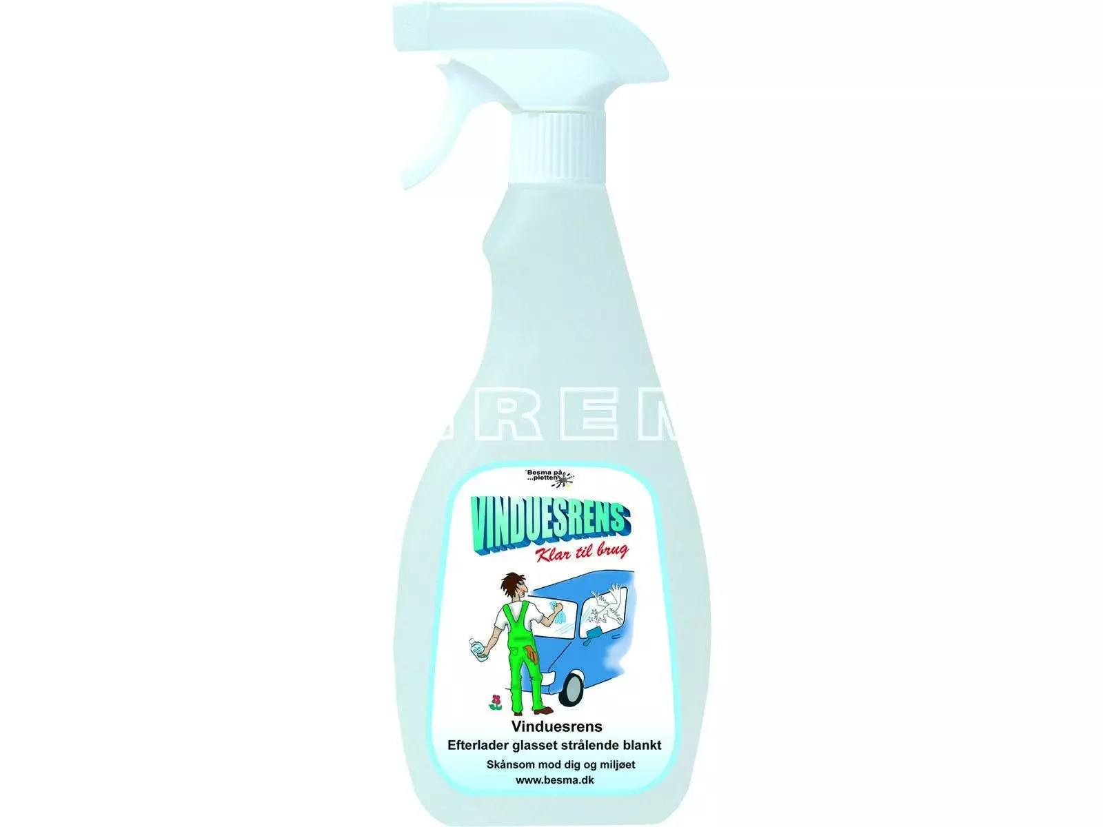 Vinduesrens - Klar Til Brug På Sprayflaske 750 Ml - Danatek