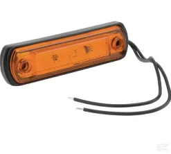 LED Markeringslygte GUL 12/24V 25cm Kabel - Danatek