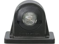 Markeringslygte LED 12/24V Rød-klar Venstre I Gummihus - Danatek