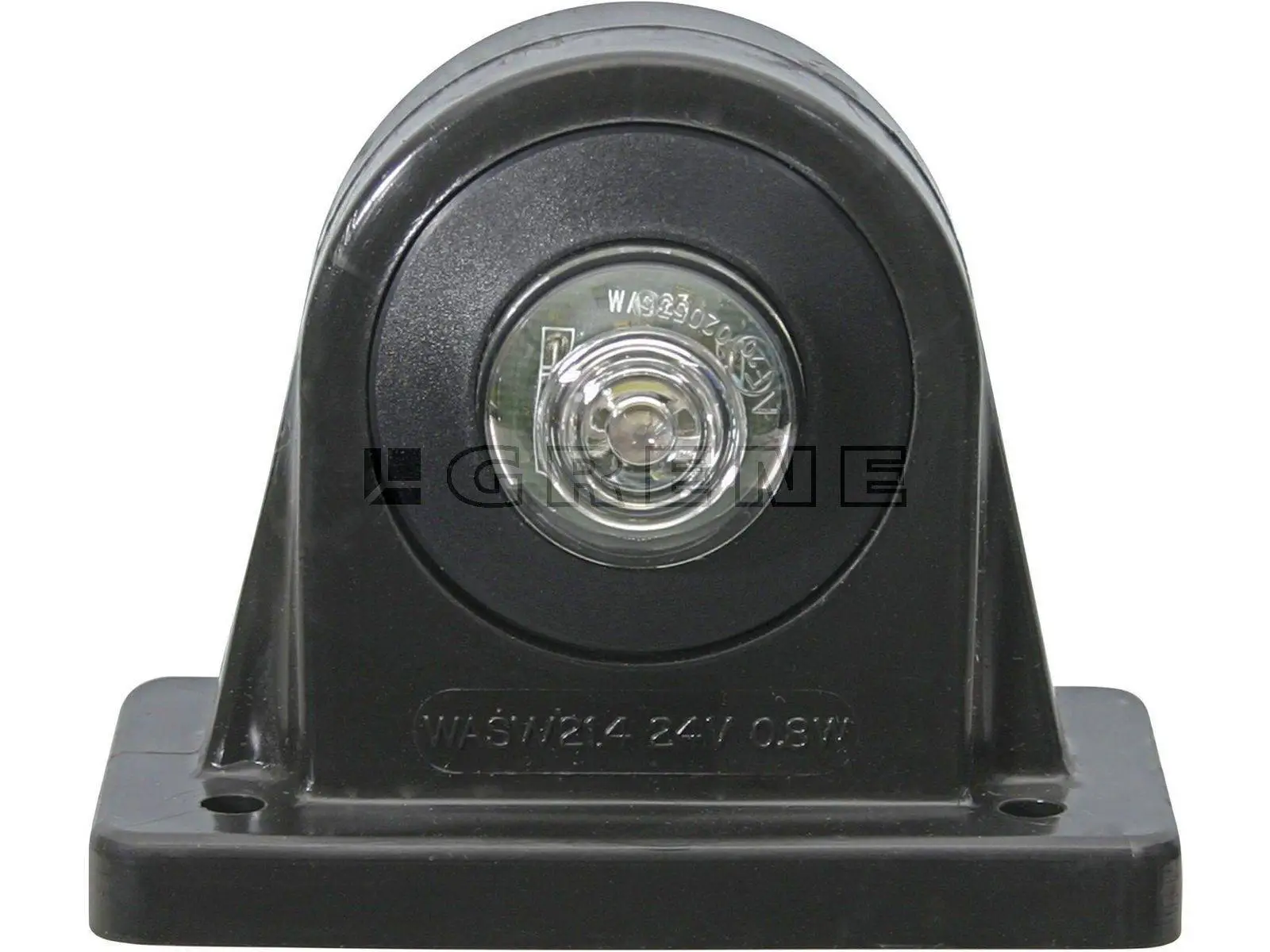 Markeringslygte LED 12/24V Rød-klar Venstre I Gummihus - Danatek