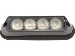 Blitz Blink Gul 12V 24V 4 LED'er - Danatek