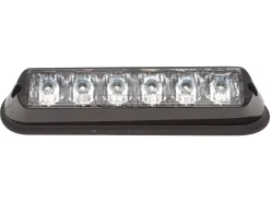 Blitz Blink Gul 12V 24V 6 LED'er - Danatek