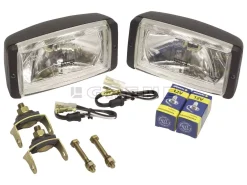 Forlygte Halogen, Firkantet Sæt - Danatek