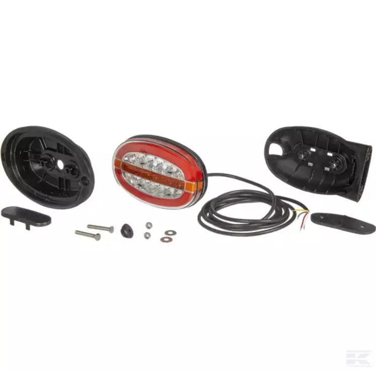 Baglygte Rektangulær LED 12-24V Kramp - Danatek - Billede 2