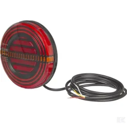 Baglygte Rektangulær (integreret Modstand) LED 12-24V Kramp - Danatek