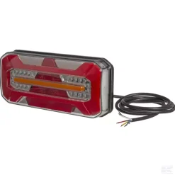 Baglygte Rektangulær Venstre LED 12-24V Kramp - Danatek