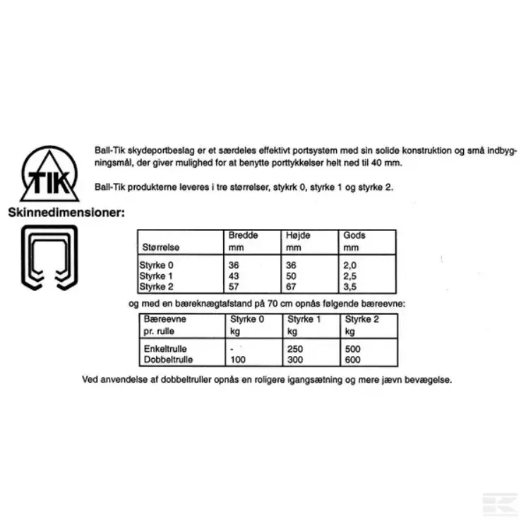 Bæreknægt Til Væg Galv 0 - Danatek - Billede 3