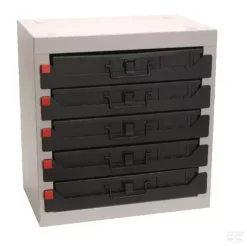 Skuffereol Kpl Med 5 Skuffer Uden Indsats - Danatek