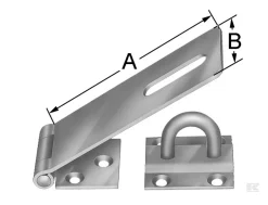 Hængelåsoverfald 100 Mm - Danatek