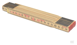 Tommestok 2 M Træ Mm 59-2-12 - Danatek