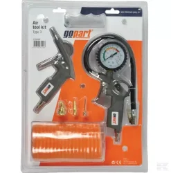 Luftkit Med Blæsepistol, Luftpåfylder, Spiralslange Og Tilbehør - Danatek