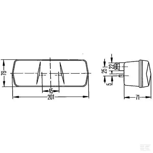 Hella Baglygte Højre - Danatek - Billede 5